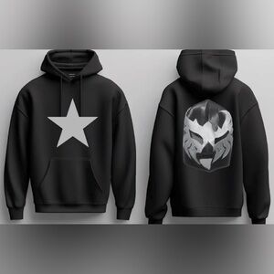 Kaye West BULLY Wrestling Luchador Pullover Hoodie New S-5X Ye Sweater